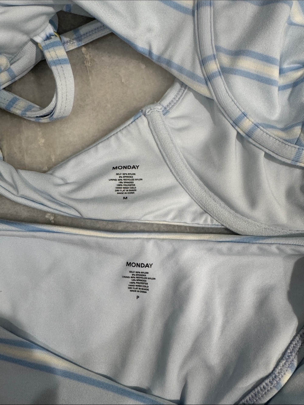 Monday Swimwear Ice Stripe Capri Top - Picture 5 of 5